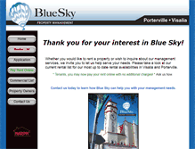 Tablet Screenshot of blueskyrents.com
